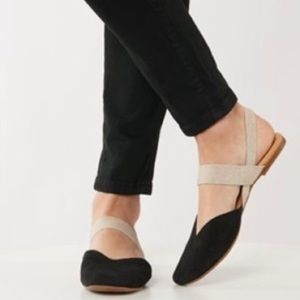 Born Black Leader Coco Slingback Comfort Flat 11
